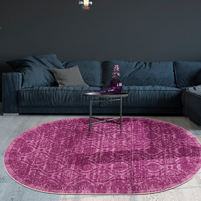 Non Skid Floral Rug