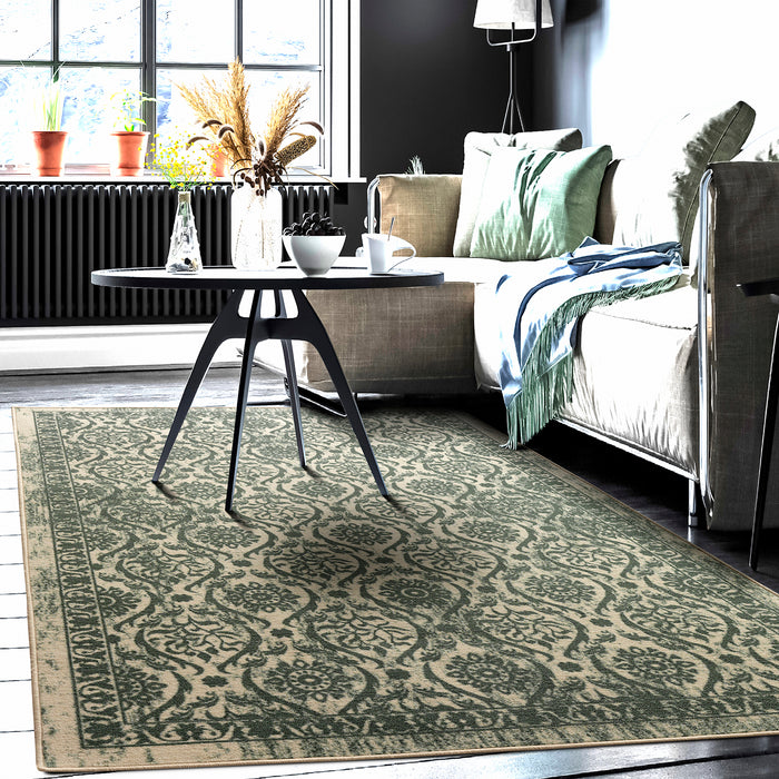 Alfombras Non-Skid Floral Rug — AntepRugs®