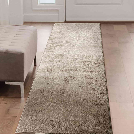 Abstract Area Rug Beige