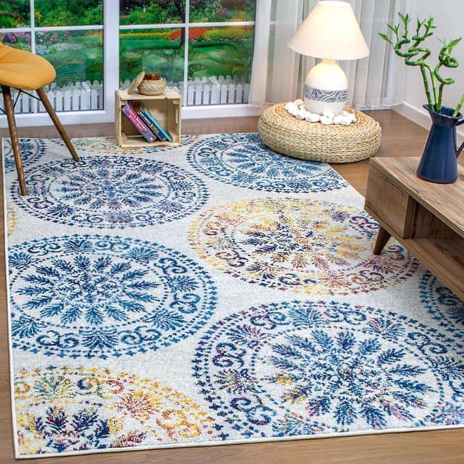 Circle Chic Rug Elite Bohemian Geometric Circle Rug — AntepRugs®