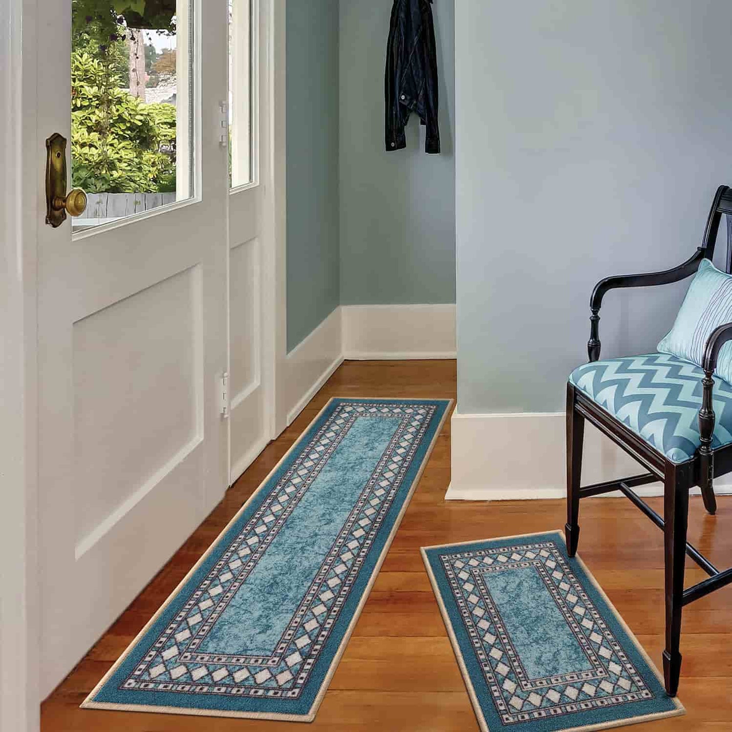 Alfombras Modern Bordered Non-Slip Area Rug — AntepRugs®