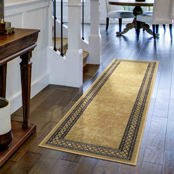 Modern Bordered Area Rugs Brown