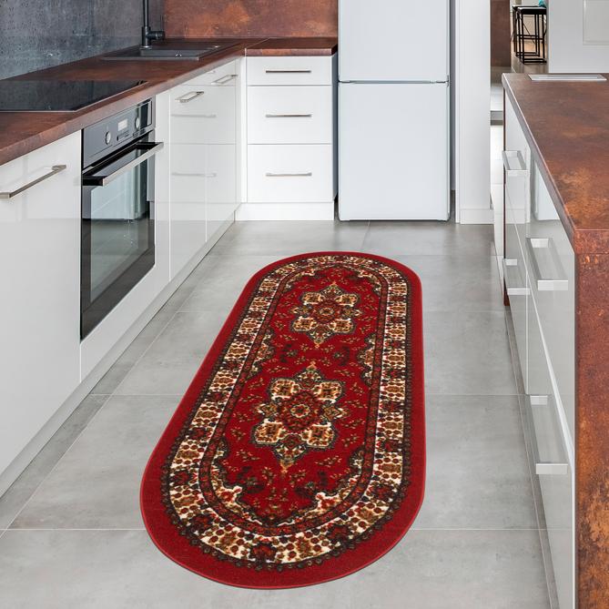 Antep Rugs Alfombras Bordered Modern 2x4 Non-Slip (Non-Skid) Low Pile  Rubber Backing Kitchen Area Rug (Gray, 2'3 x 4')