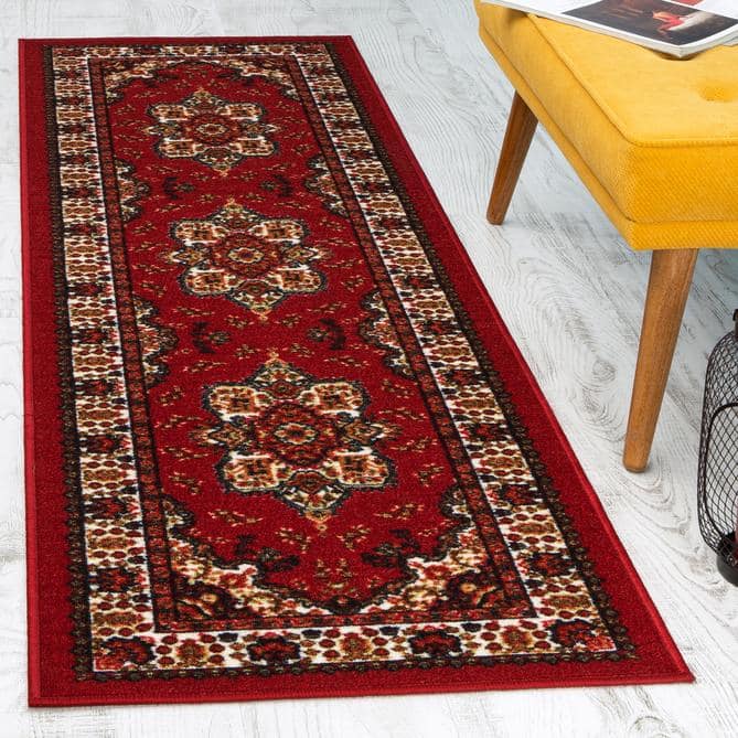 Antep Rugs Alfombras Modern Bordered 5x7 Non-Skid (Non-Slip) Low Profile  Pile Rubber Backing Indoor Area Rugs (Brown Beige, 5' x