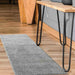 Solid Modern Area Rug Gray 2x4