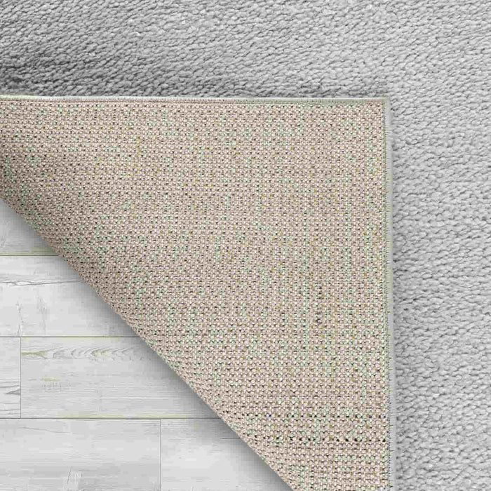 Solid Modern Area Rug 8x10 Gray