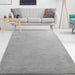 Solid Modern Area Rug 8x10 Gray